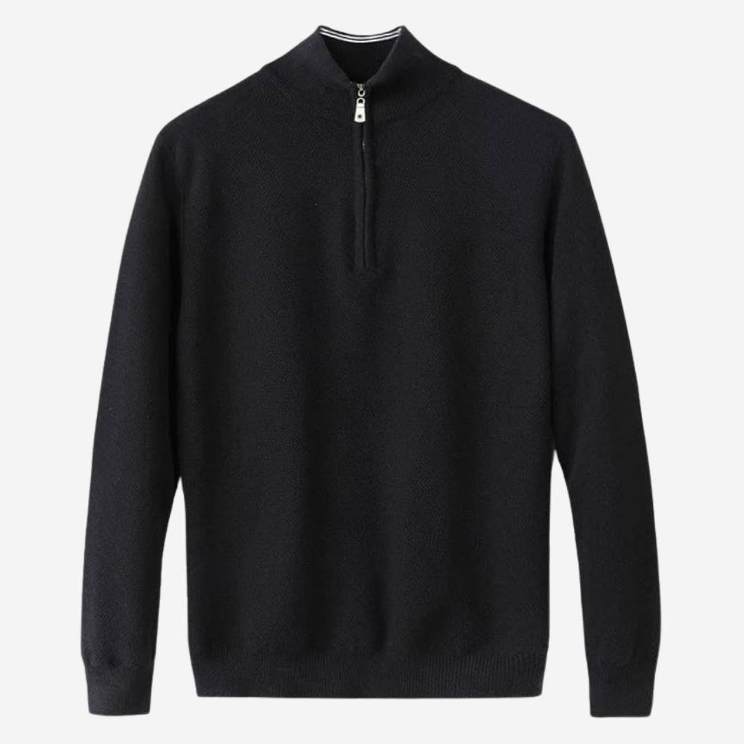 Klassischer Herren Pullover mit Reißverschluss | Stilvoll & warm