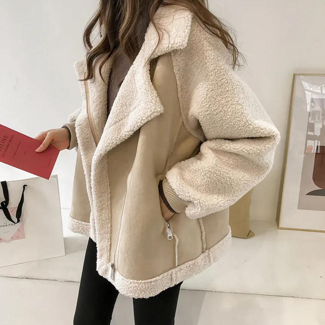 Winterjacke Damen mit großem Kragen