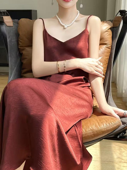 Elegantes rückenfreies Maxikleid für Frauen