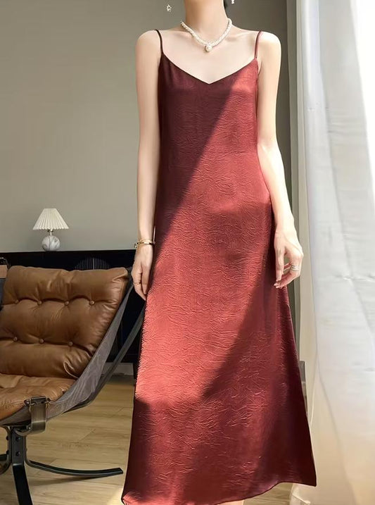 Elegantes rückenfreies Maxikleid für Frauen