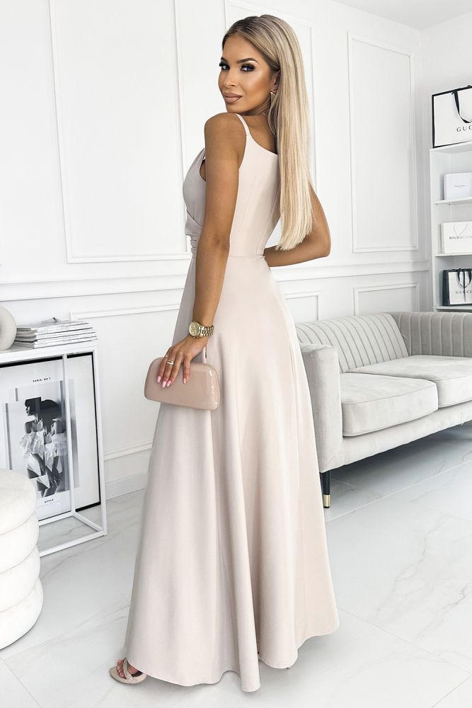 Beliebtes Maxikleid mit V-Ausschnitt für Frauen