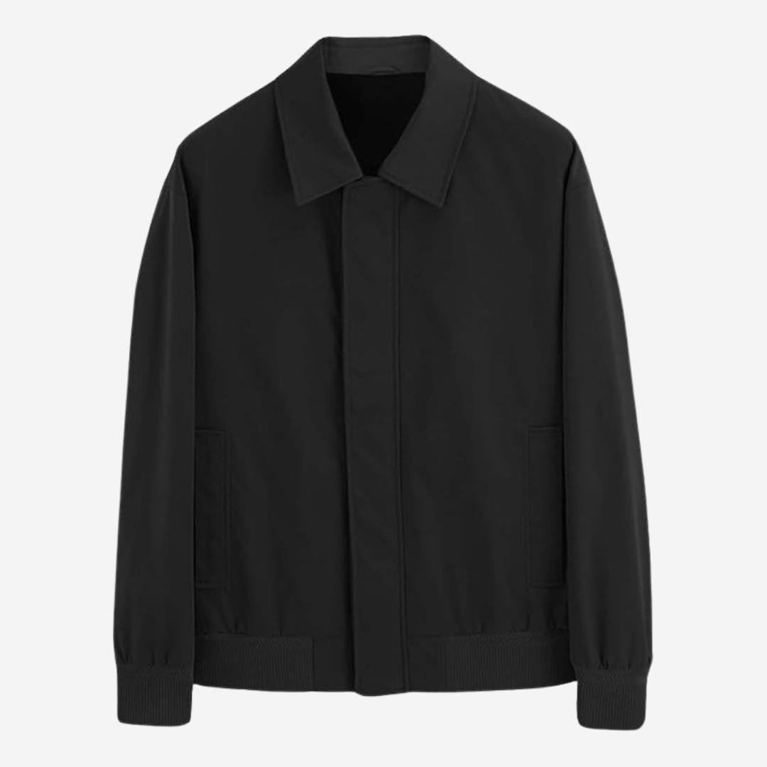 Bomber-Winterjacke Herren mit Kragen und Reißverschluss