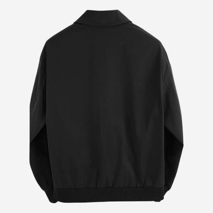 Bomber-Winterjacke Herren mit Kragen und Reißverschluss