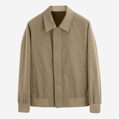 Bomber-Winterjacke Herren mit Kragen und Reißverschluss