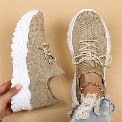 Damen-Sneakers mit erhöhtem Absatz