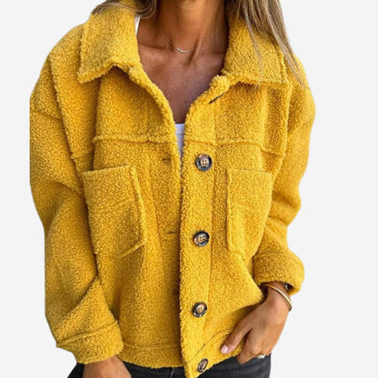 Damen-Winterjacke mit Umlegekragen