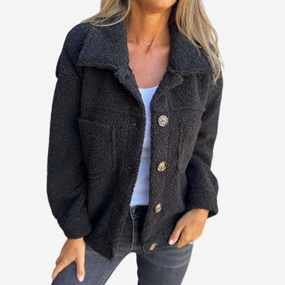 Damen-Winterjacke mit Umlegekragen