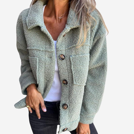 Damen-Winterjacke mit Umlegekragen