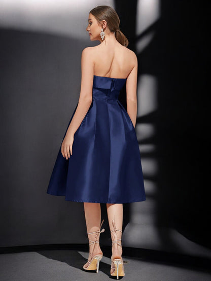 Trägerloses Minikleid für Frauen