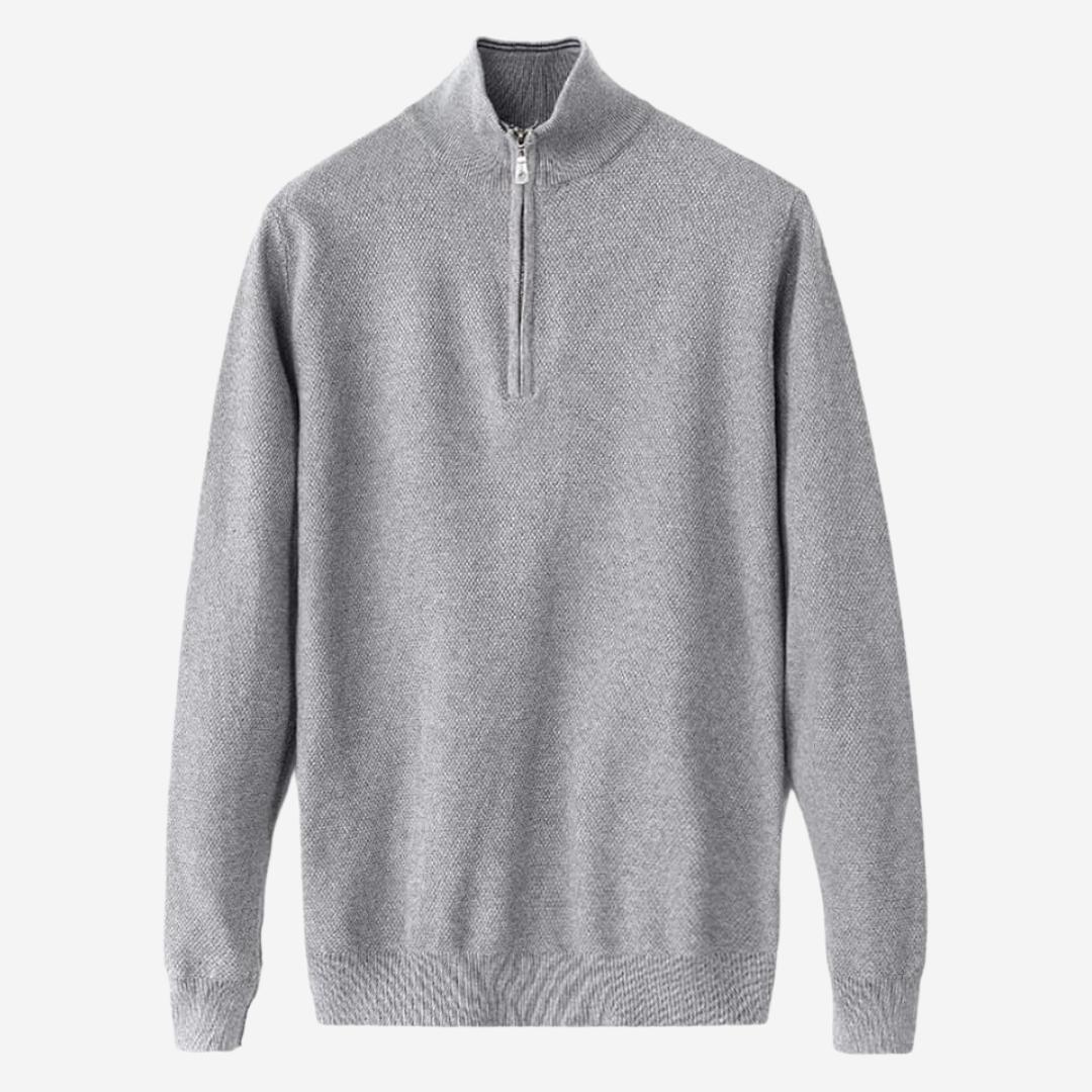 Klassischer Herren Pullover mit Reißverschluss | Stilvoll & warm