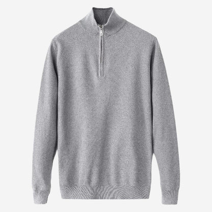 Klassischer Herren Pullover mit Reißverschluss | Stilvoll & warm