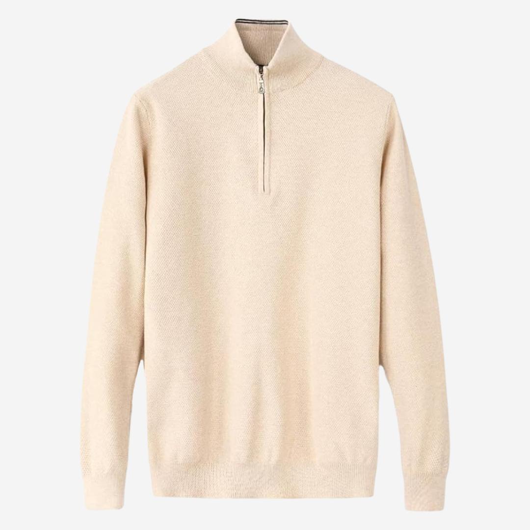 Klassischer Herren Pullover mit Reißverschluss | Stilvoll & warm
