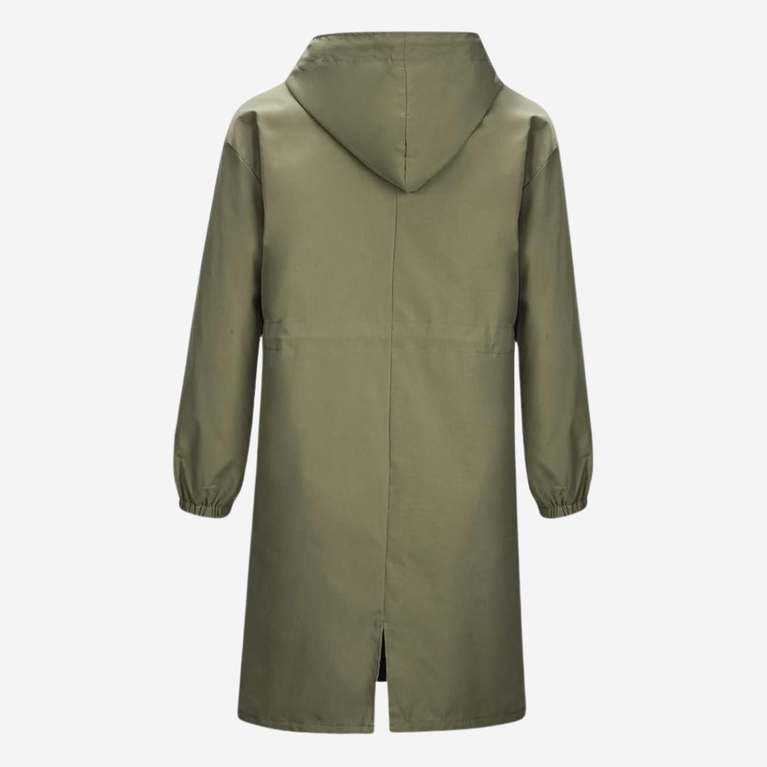 Modischer Langer Trenchcoat für Damen | Elegante Winterjacke für Übergangszeit