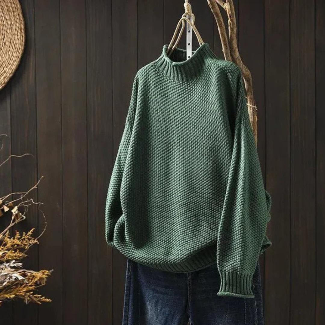 Pullover Damen mit Rollkragen – Klassischer Schnitt