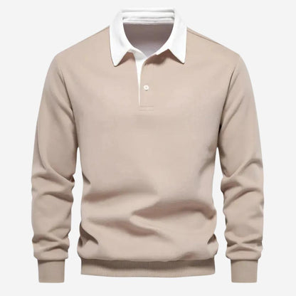 Pullover Polohemd Herren mit klassischem Schnitt