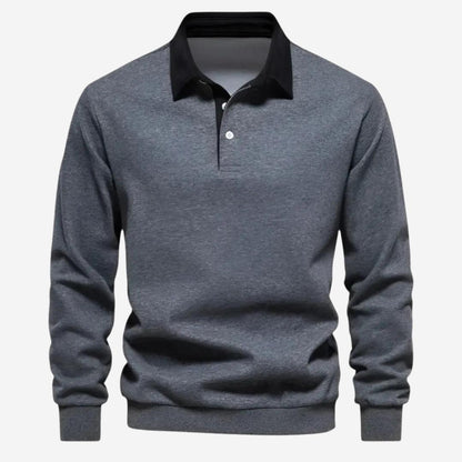 Pullover Polohemd Herren mit klassischem Schnitt
