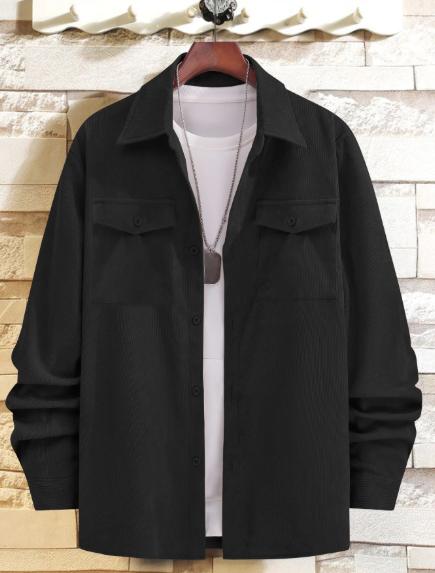 Hemd mit Kragen und Brusttaschen für Männer