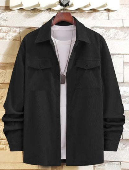 Hemd mit Kragen und Brusttaschen für Männer