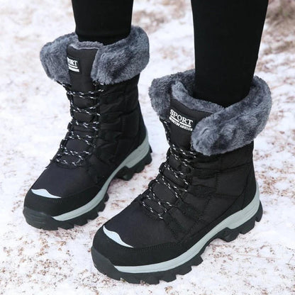 Warme Winterboots – Gefütterte Damen Stiefel für Kalte Tage