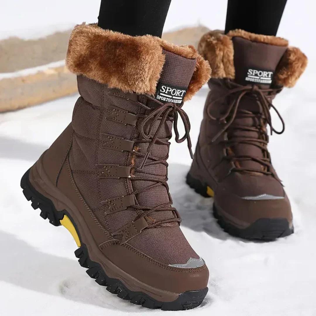 Warme Winterboots – Gefütterte Damen Stiefel für Kalte Tage