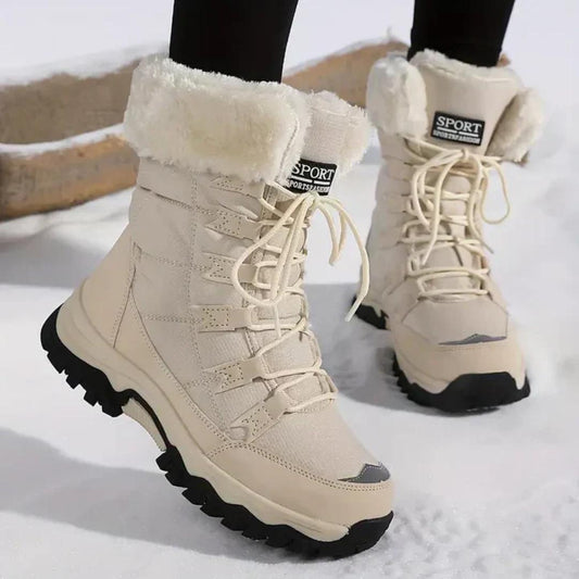 Warme Winterboots – Gefütterte Damen Stiefel für Kalte Tage