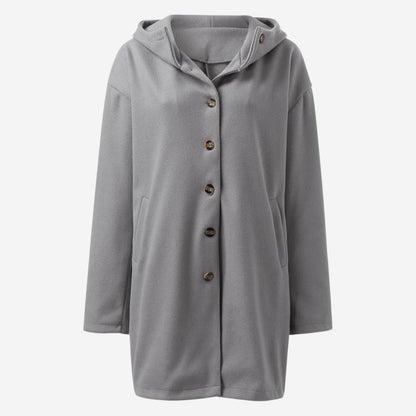 Winterjacke Damen – Eleganter Modemantel mit Kapuze