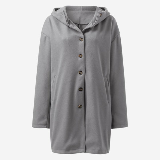 Winterjacke Damen – Eleganter Modemantel mit Kapuze