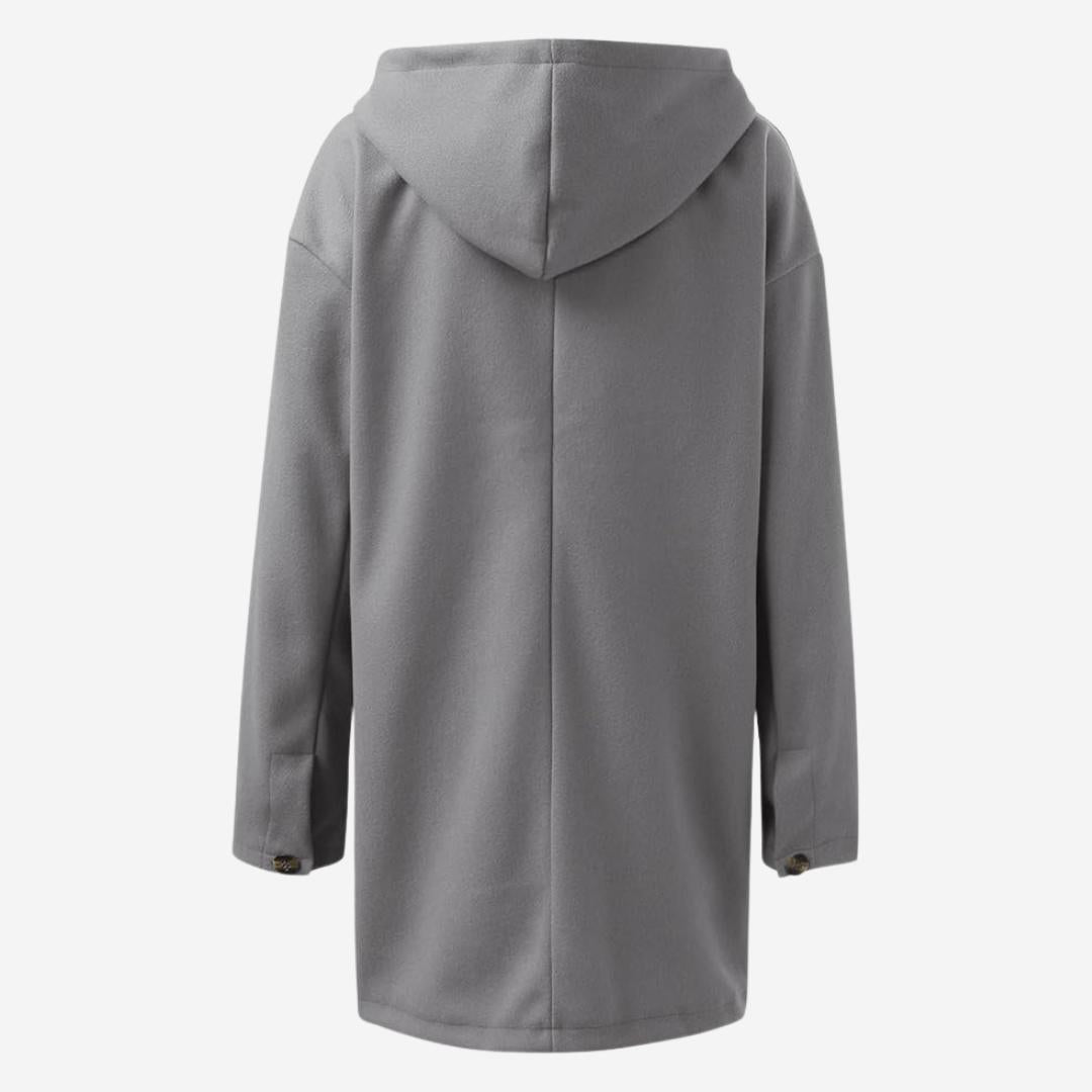Winterjacke Damen – Eleganter Modemantel mit Kapuze