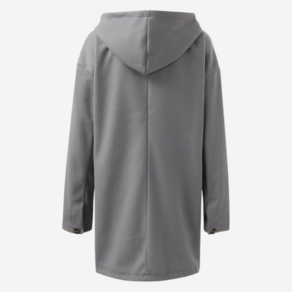 Winterjacke Damen – Eleganter Modemantel mit Kapuze