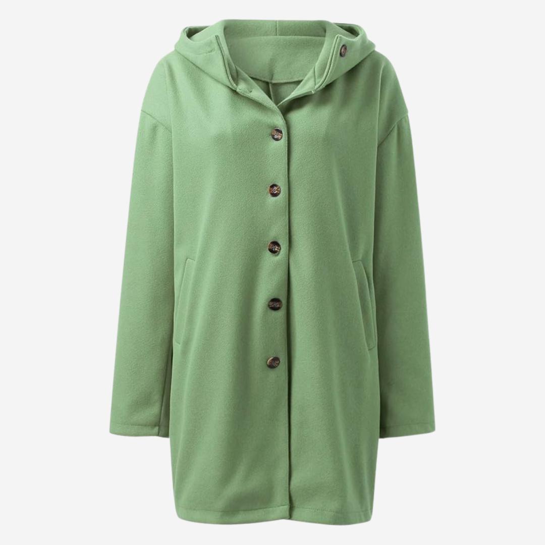 Winterjacke Damen – Eleganter Modemantel mit Kapuze