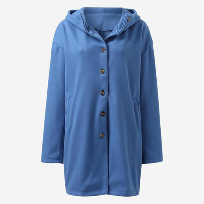 Winterjacke Damen – Eleganter Modemantel mit Kapuze