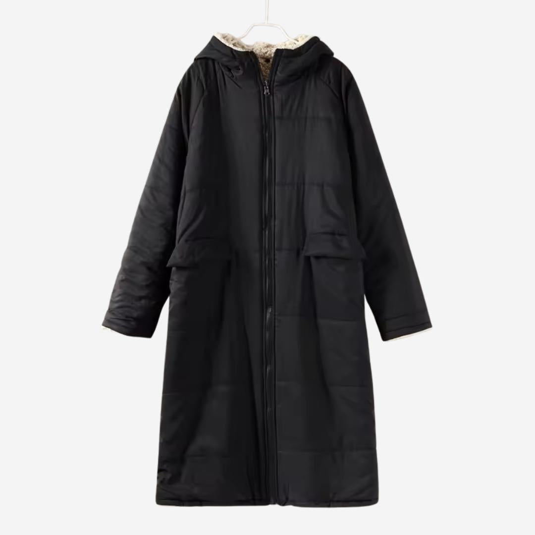 Winterjacke Damen lang mit Kapuze