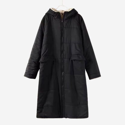 Winterjacke Damen lang mit Kapuze