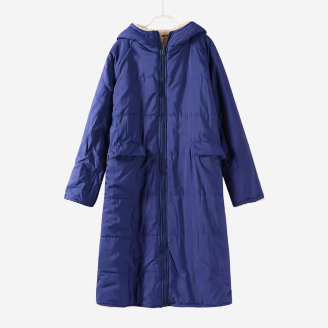 Winterjacke Damen lang mit Kapuze