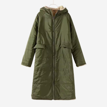 Winterjacke Damen lang mit Kapuze