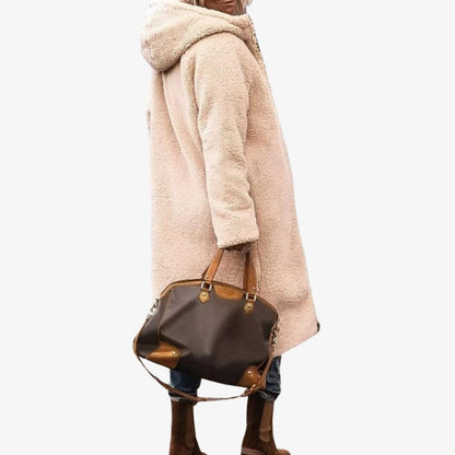 Winterjacke Damen lang mit Kapuze