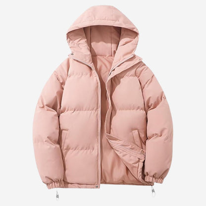 Winterjacke Damen mit Kapuze – Klassisches Design und warme Fütterung