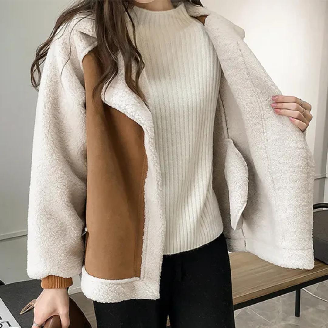 Winterjacke Damen mit großem Kragen