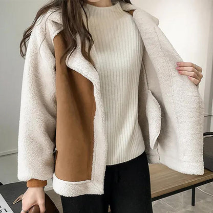 Winterjacke Damen mit großem Kragen