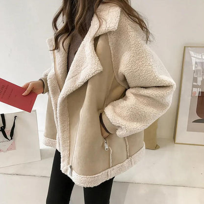 Winterjacke Damen mit großem Kragen